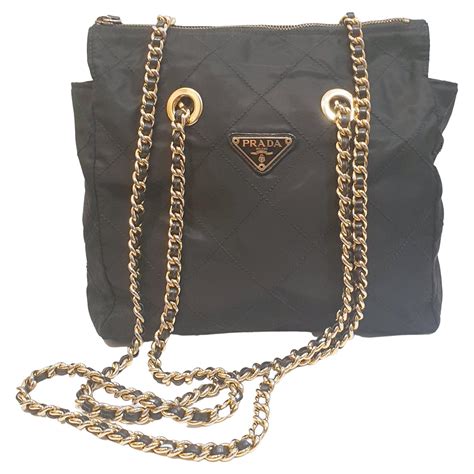 prada vintage chain backpack|discontinued Prada purses and bags.